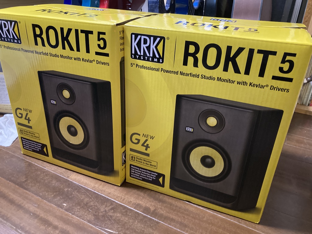 モニタースピーカーをランクアップ！KRK ROKIT5 G4を購入│Hybrid Hobbys
